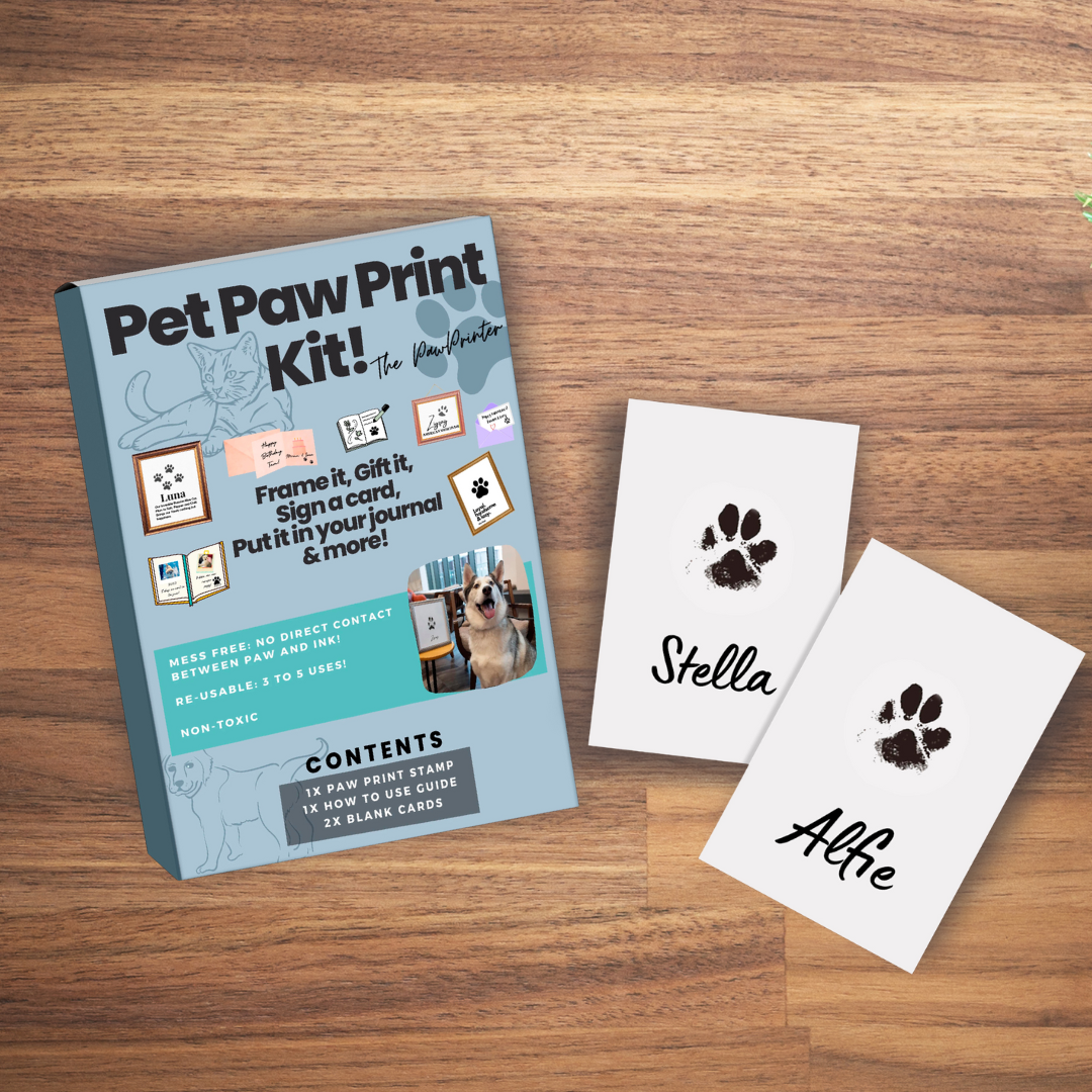 Personalised Pet Paw Print Kit