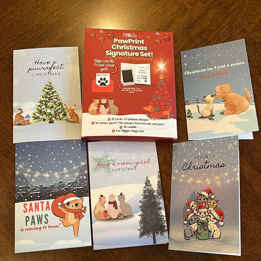 Christmas Cards & PawPrint Stamp Kit